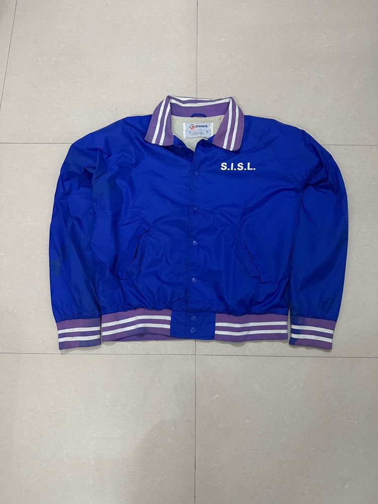 Vintage Blue S.I.S.L. Bomber Jacket 🇺🇸