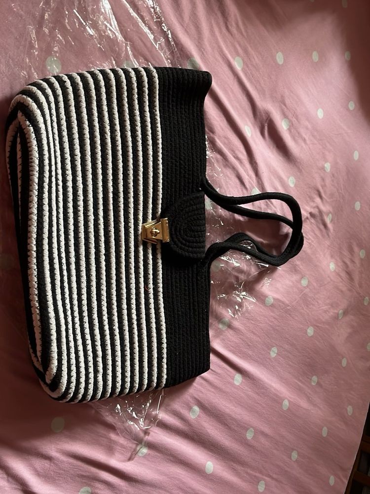 Stylish Striped Handbag made in Manipur