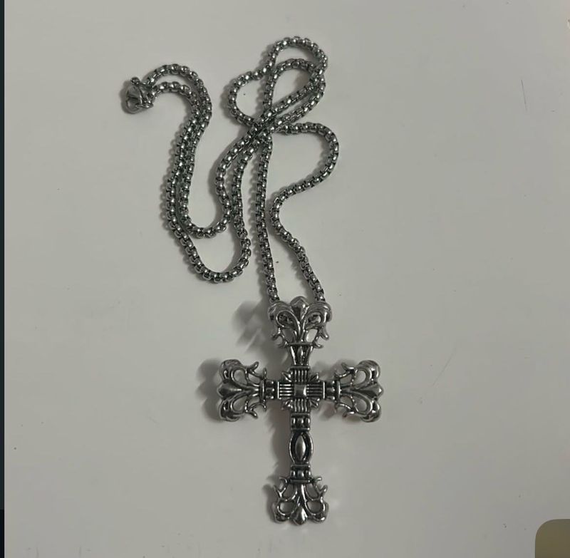 Gothic Cross Pendant Necklace