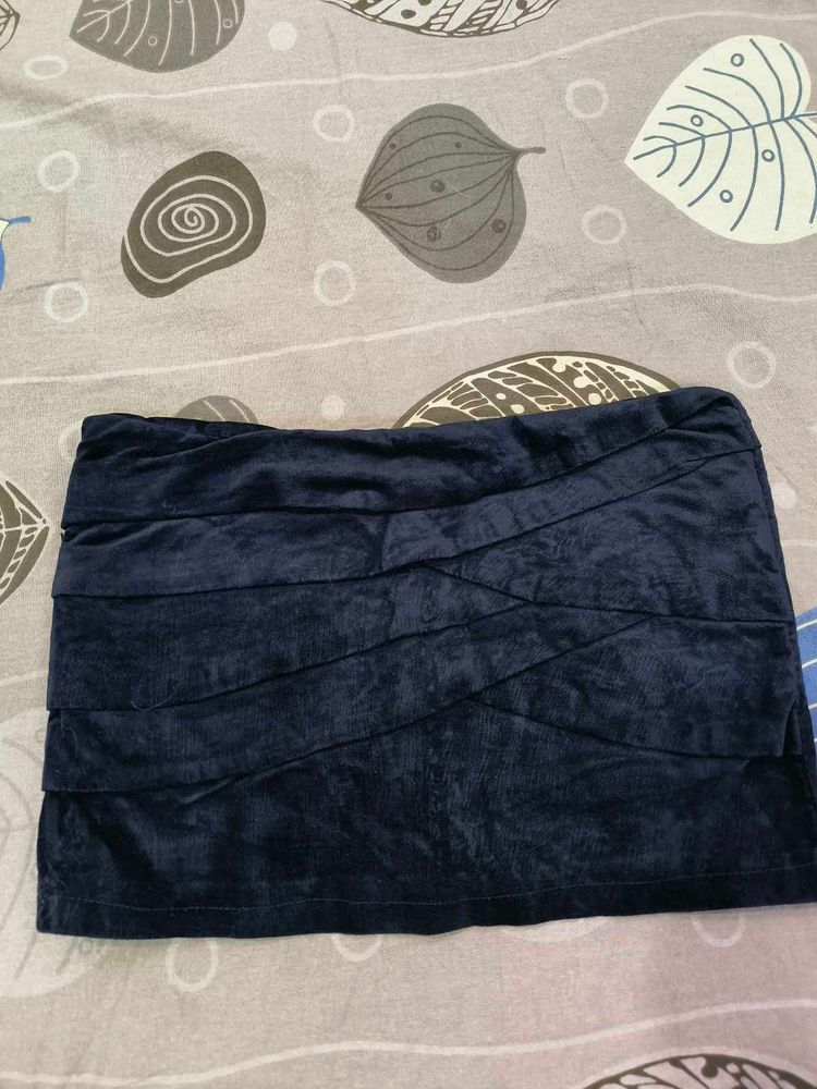 Mini Velvet Skort