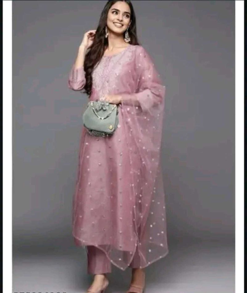 Elegant Pink Kurta Set with Dupatta