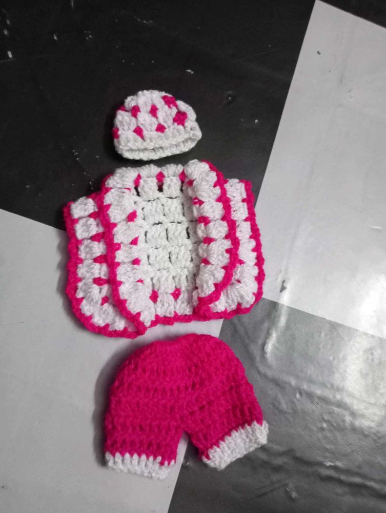 Handmade Crochet Laddu Gopal clothes set 5 no