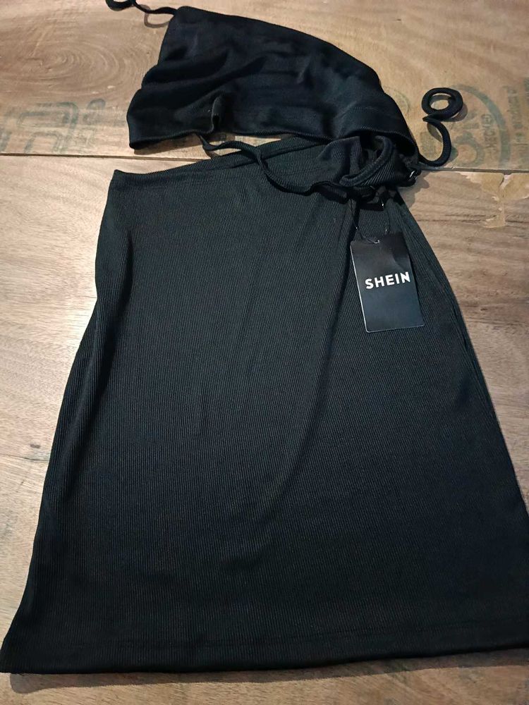 Chic Black One-Shoulder Mini Dress