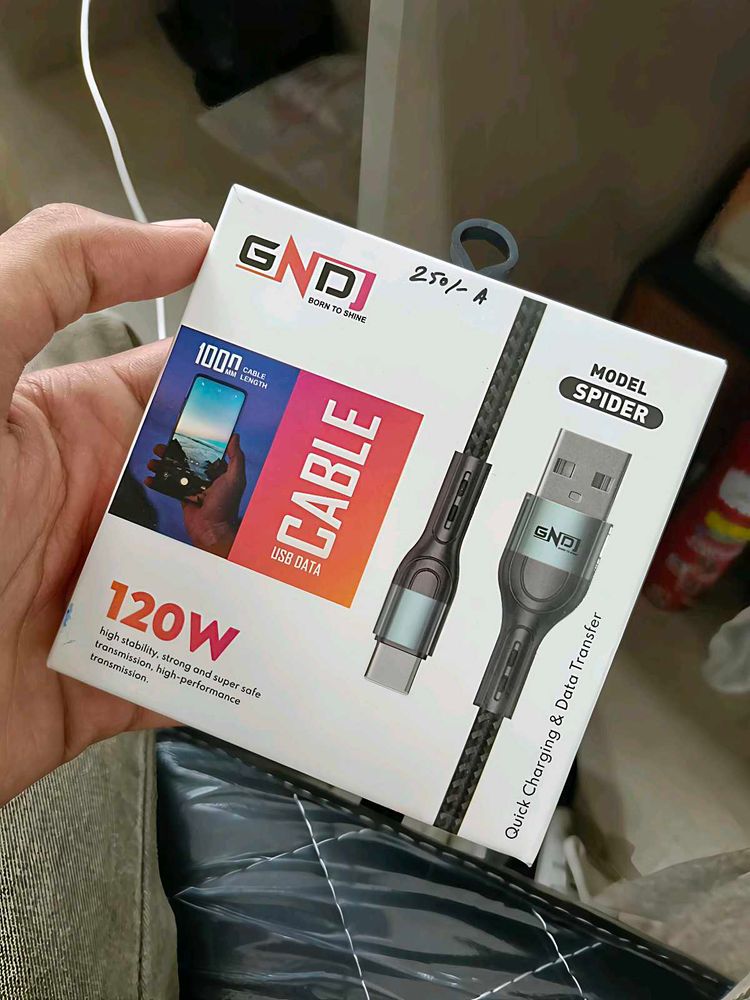 GND 120W USB-C Cable