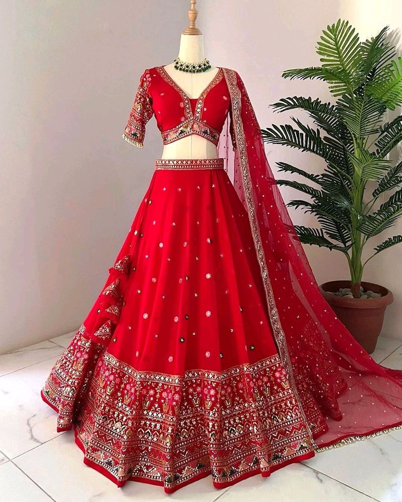 Beautiful Red Lehenga Wedding Collections
