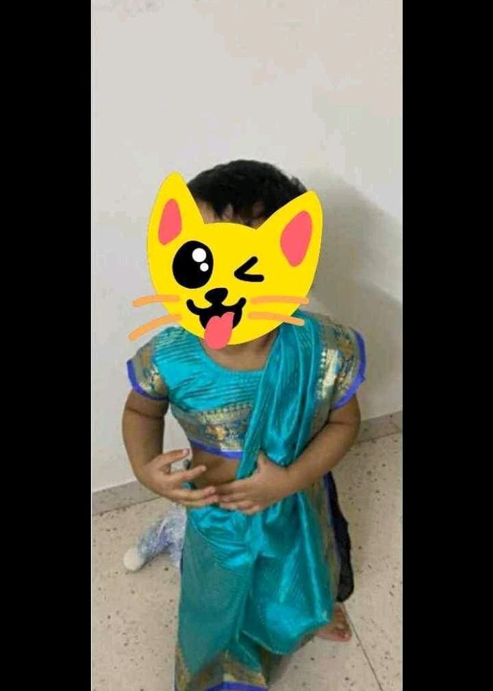 Ready To Wear Saree For 1year Old