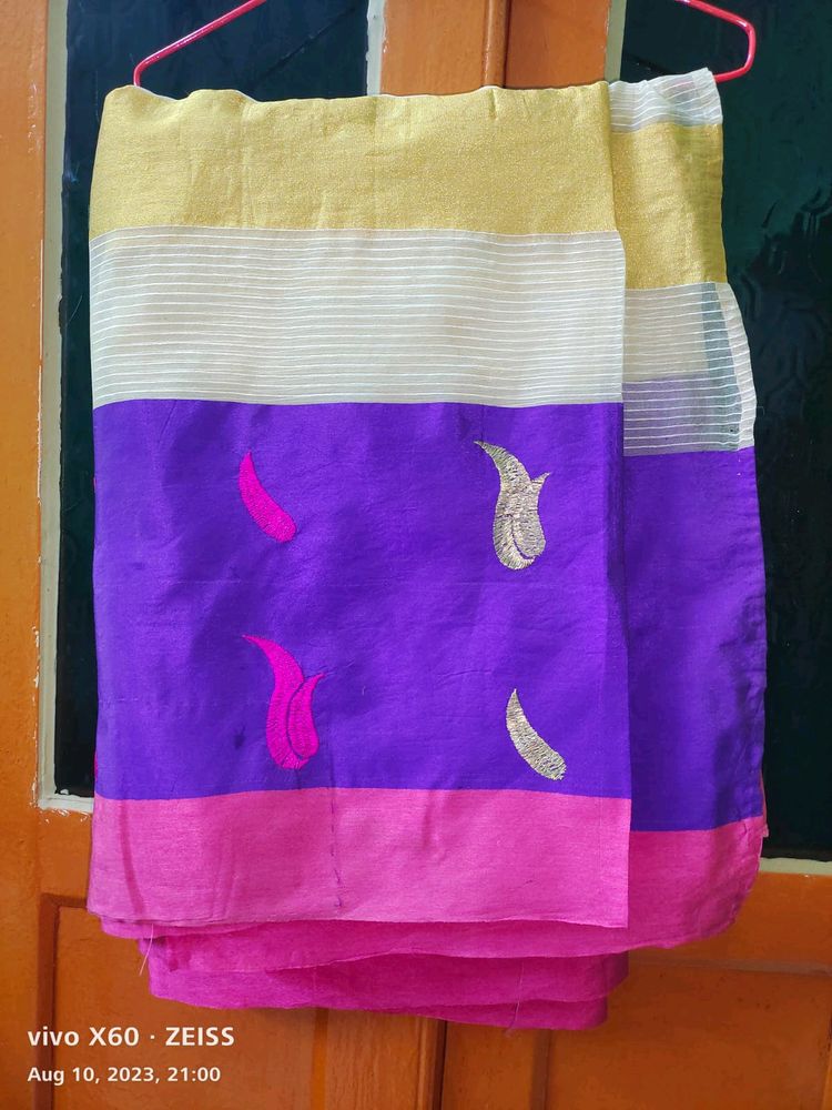 Synthetic Net Saree