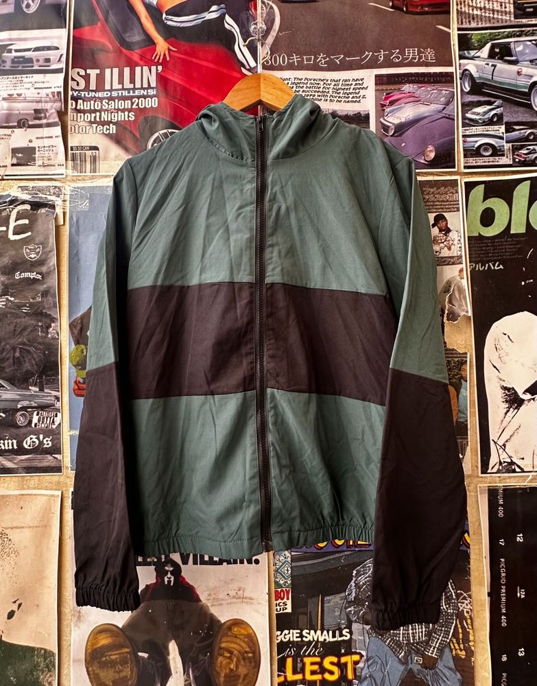 Men's Color Block Windbreaker Jacket