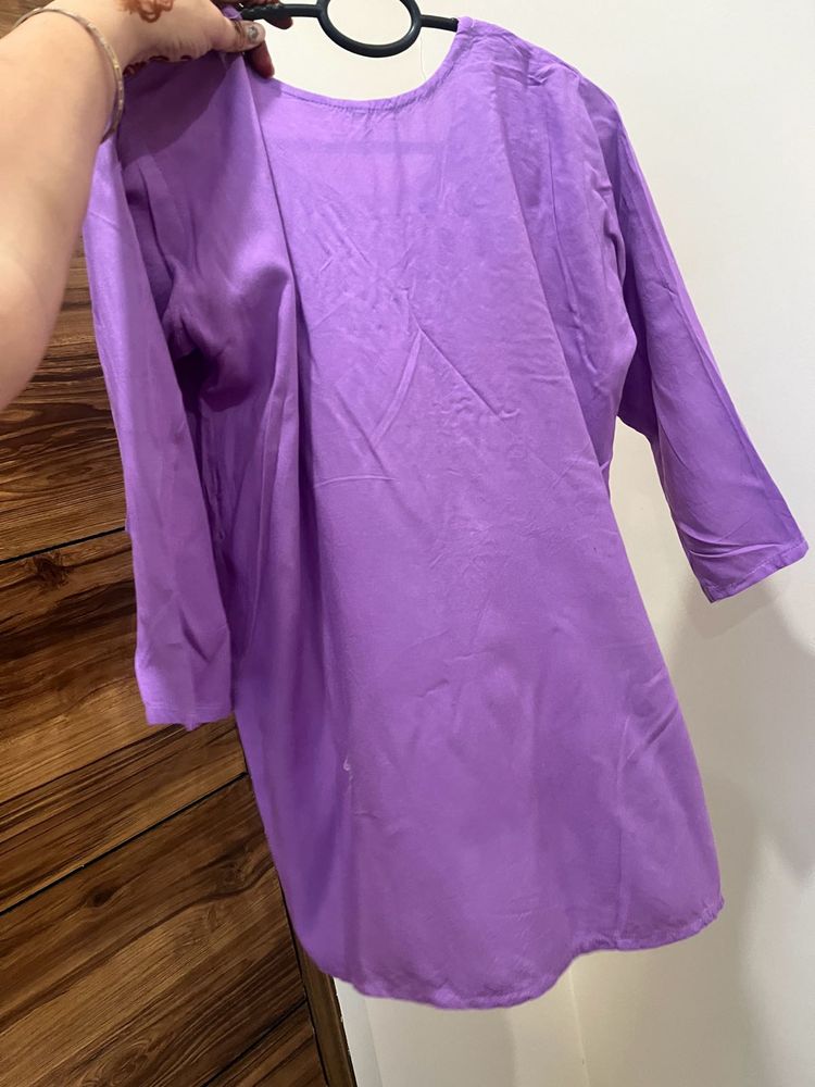 Elegant Lavender Kurta