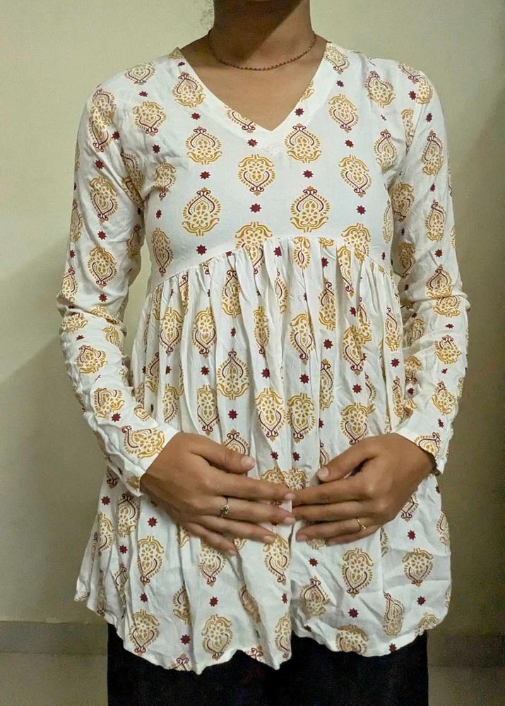 White short Kurta 🌸