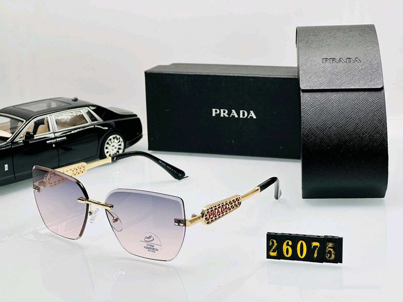 Prada Rimless Sunglasses