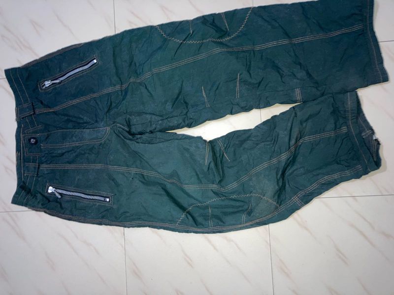 Vintage Winter Teal Track Pants