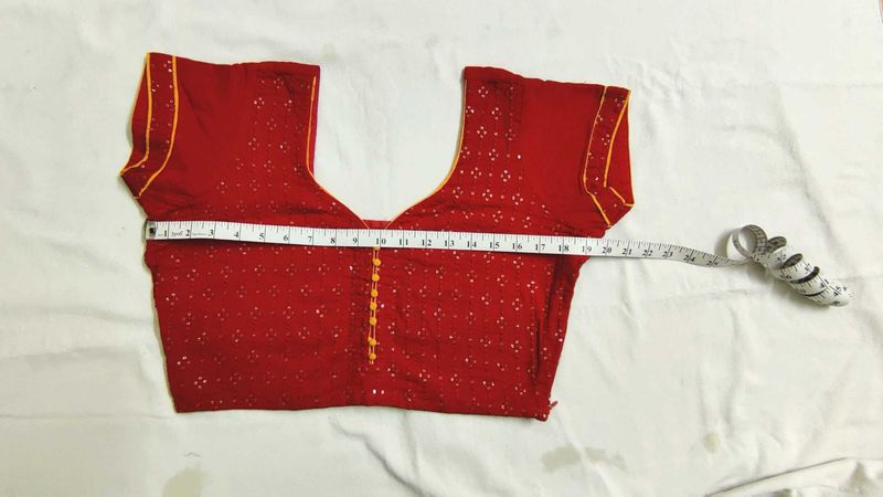 Cotton Blouse With zip Closing