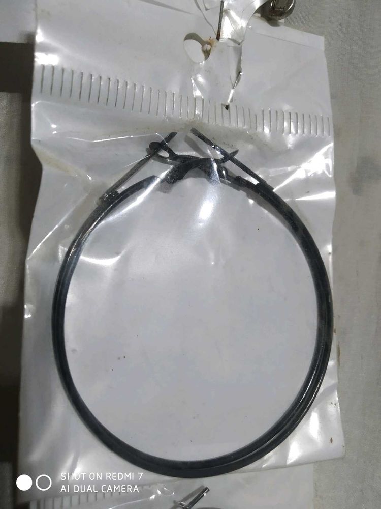 Classic Black Hoop Earrings