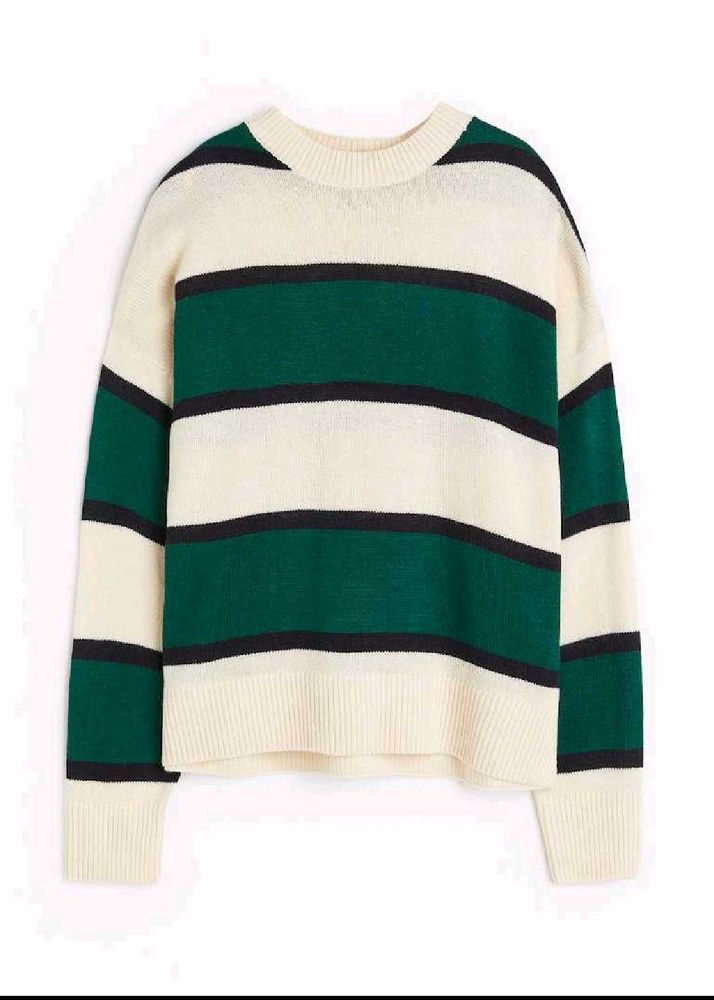 H &amp; M jacquard knit sweater brand new condition