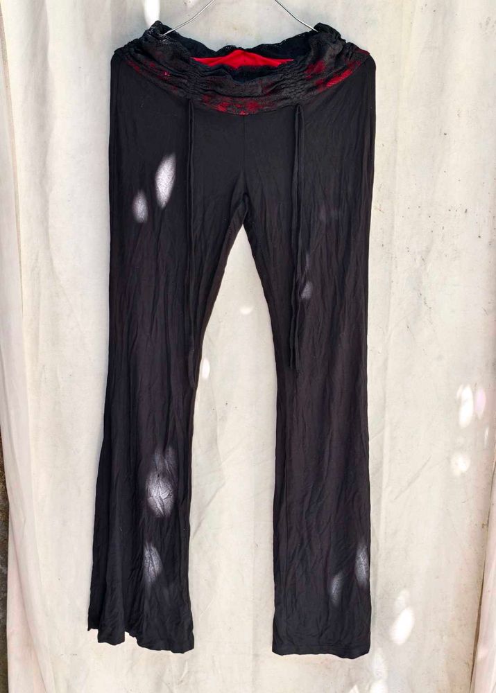 1110. Black Palazzo Pants