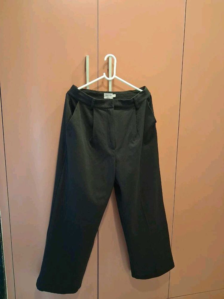Stylish Black Wide Leg Pants