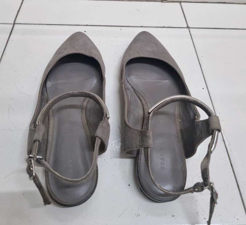 Original CHARLES &amp; KEITH PRELOVED MULES SIZE 23.9