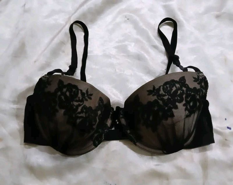 Victorias Secret Black Lace Bra