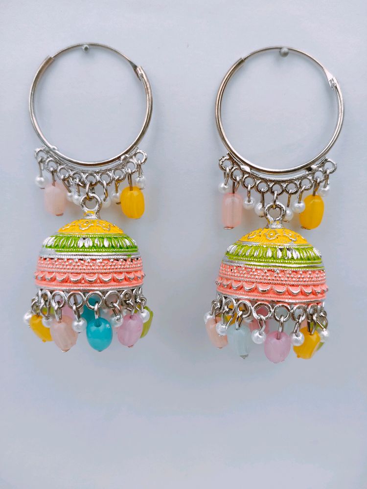 Meenakari Multicolour Earrings For Girls/Women