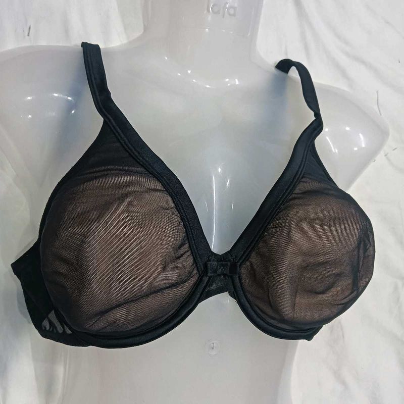 Elegant🪔 Black Sheer Bra
