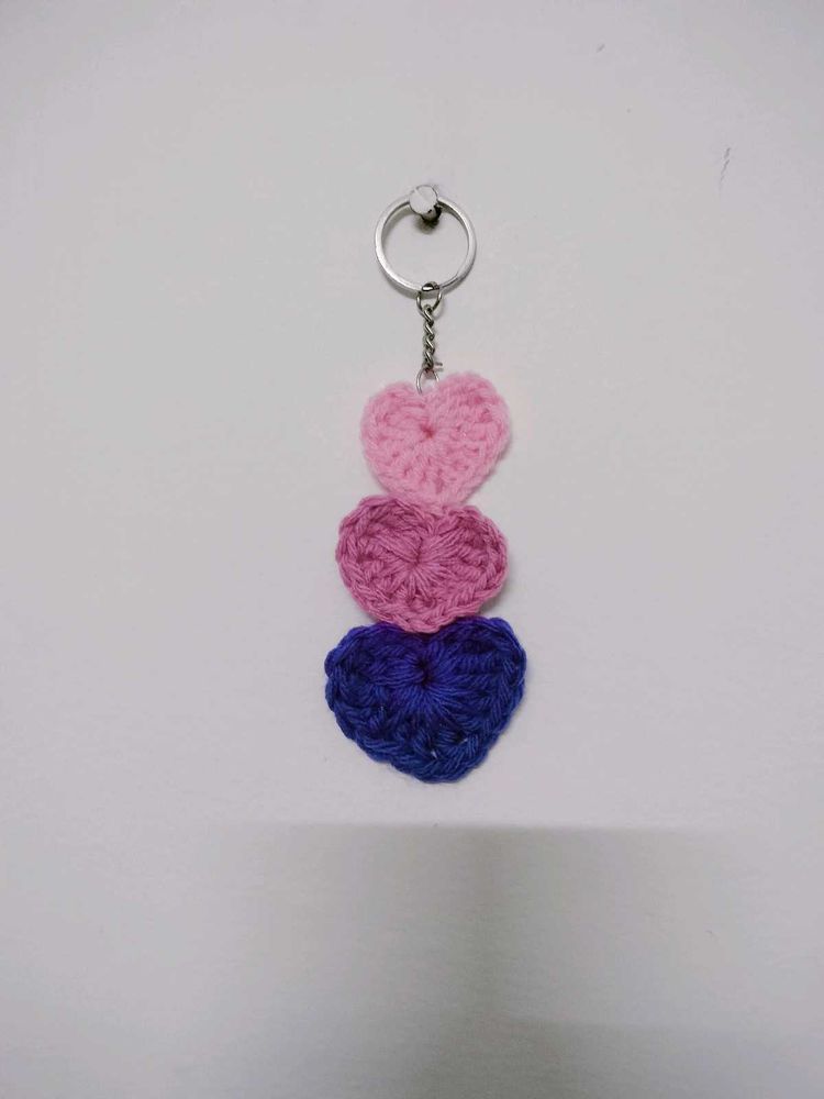 Hearts Keychain