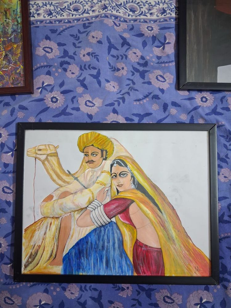 Original Hand Painted Framed Painting