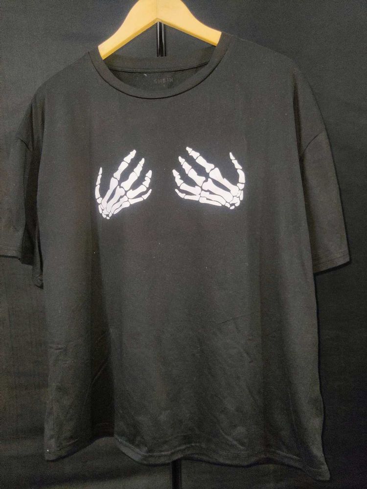 Skeleton Hands Graphic T-Shirt