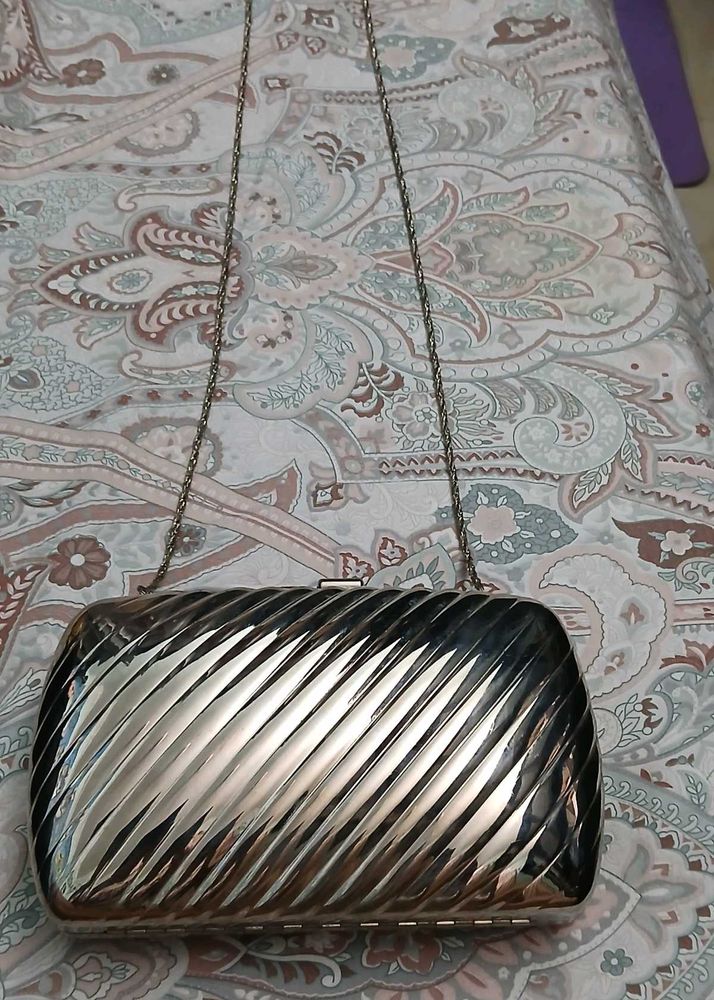 Solid Silver Evening Bag
