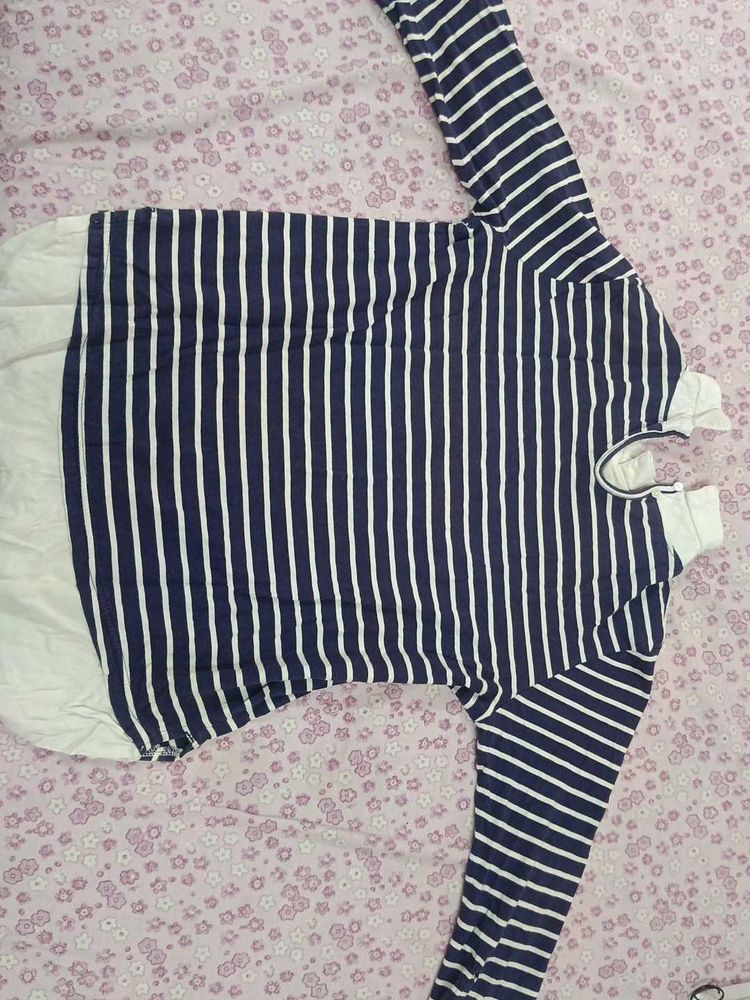 Striped Long Sleeve Top