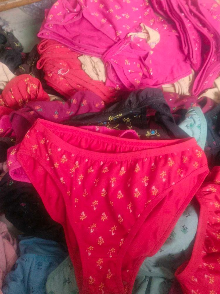 Comfortable Cotton Briefs with Floral Print