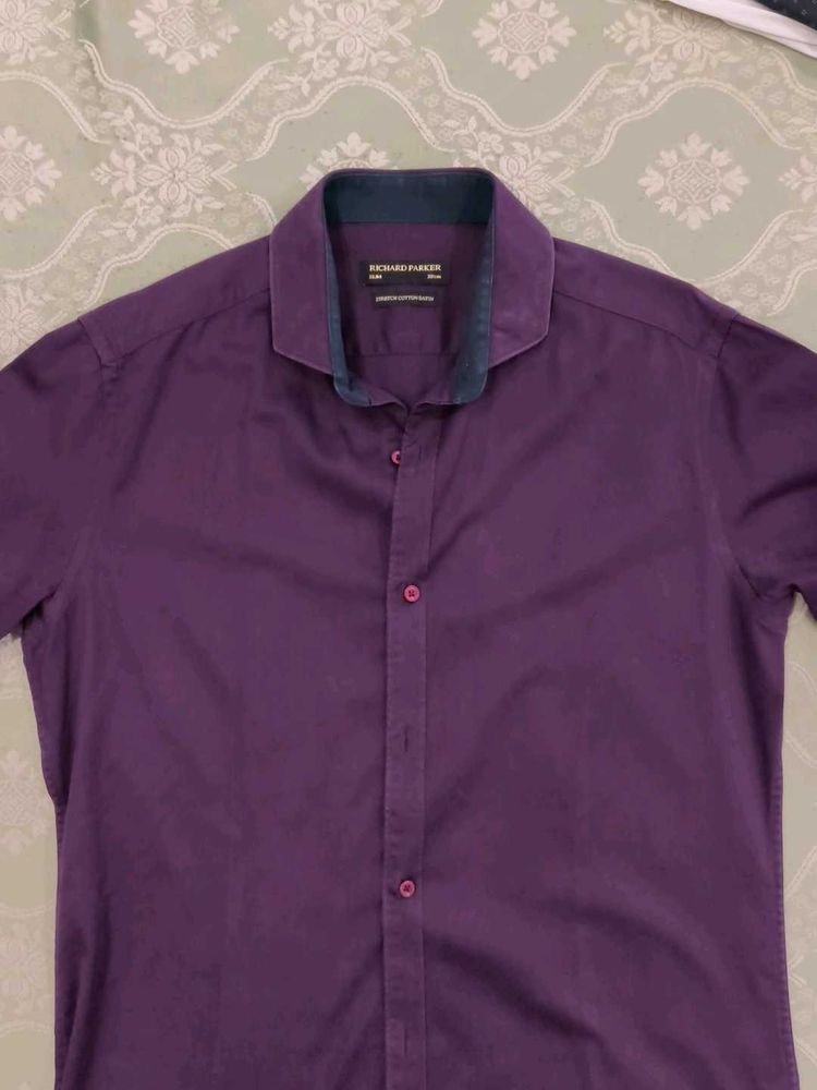 Richard Parker Men's Purple Shirt