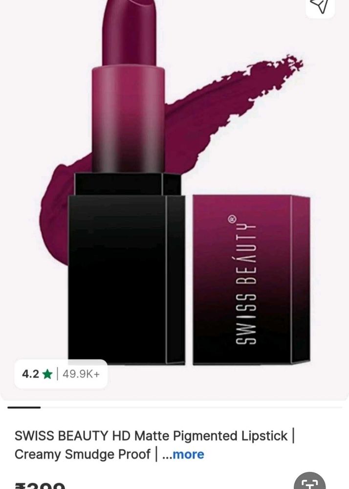 Swiss Beauty HD Matte Lipstick