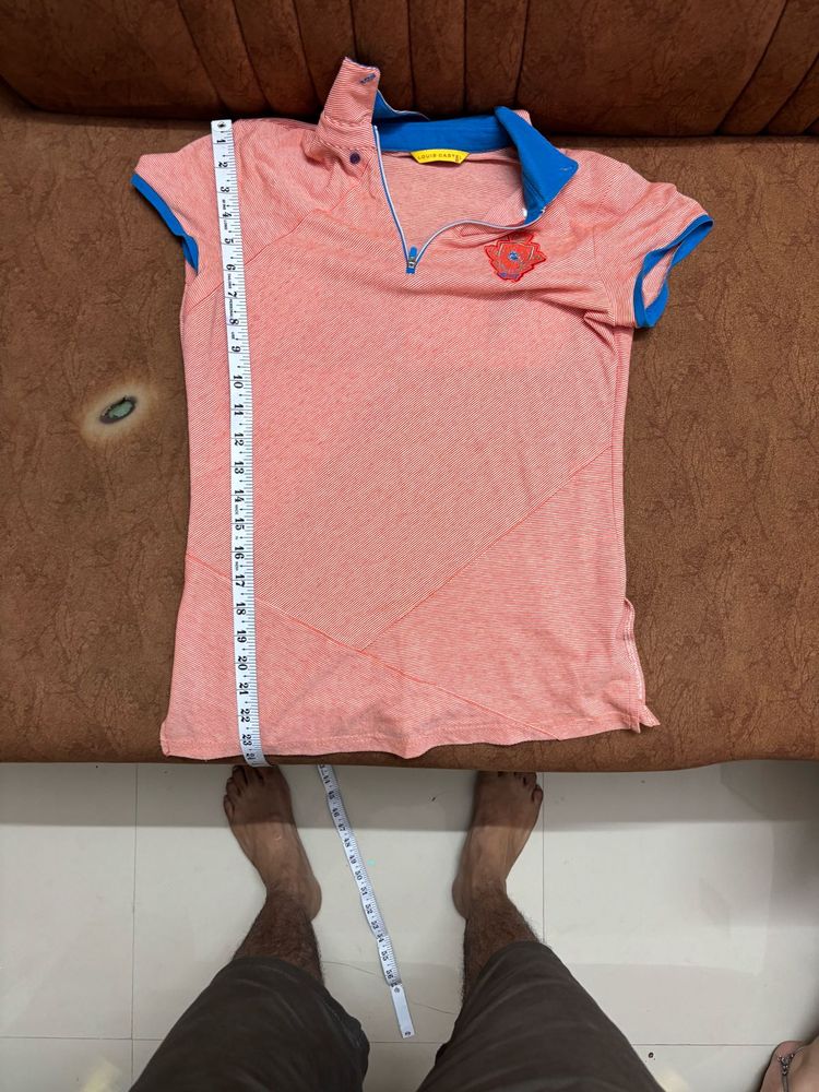 Stylish Pink Polo T-Shirt