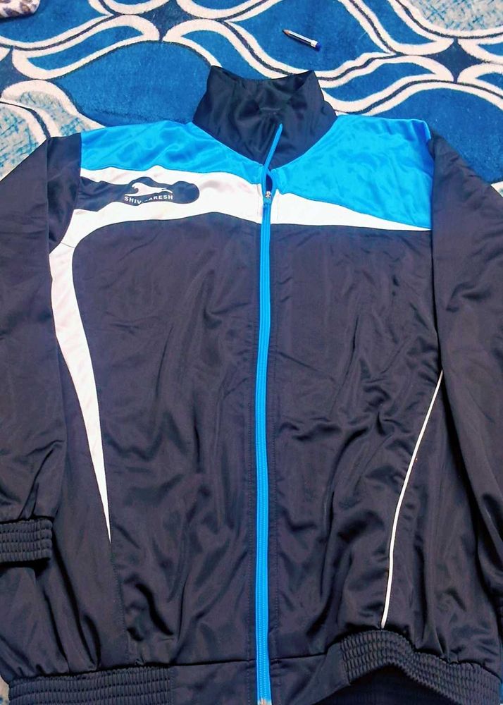 Stylish Blue Track Jacket and pant