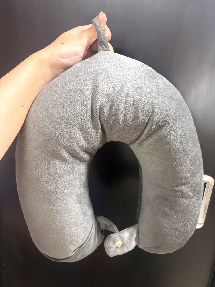 Gray Travel Neck Pillow