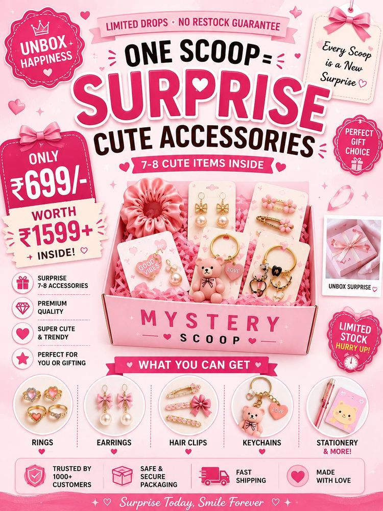 Mystery Scoop – Cute Accessories Box