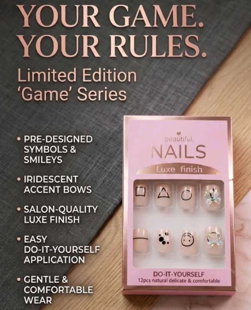 Limited Edition "Game" Series Press-On Nails