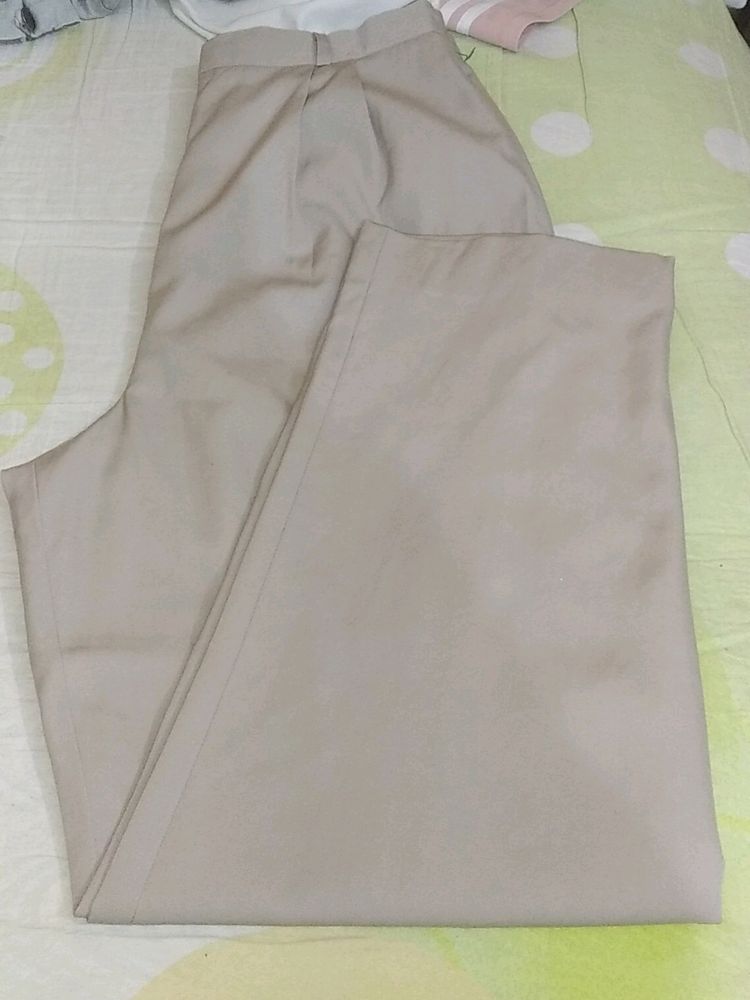 Beige Trousers