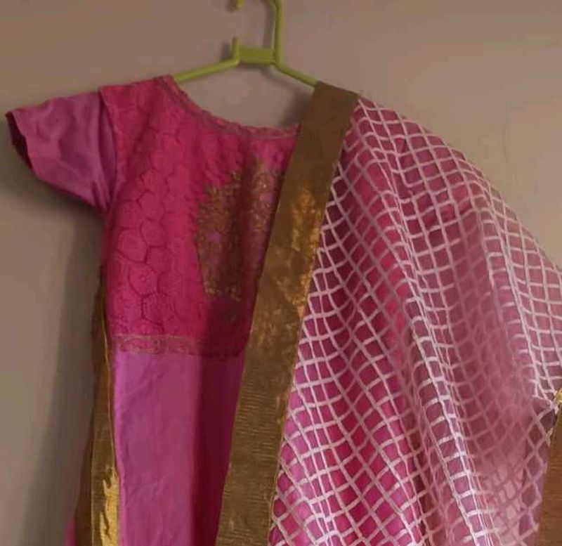 Pink Anarkali