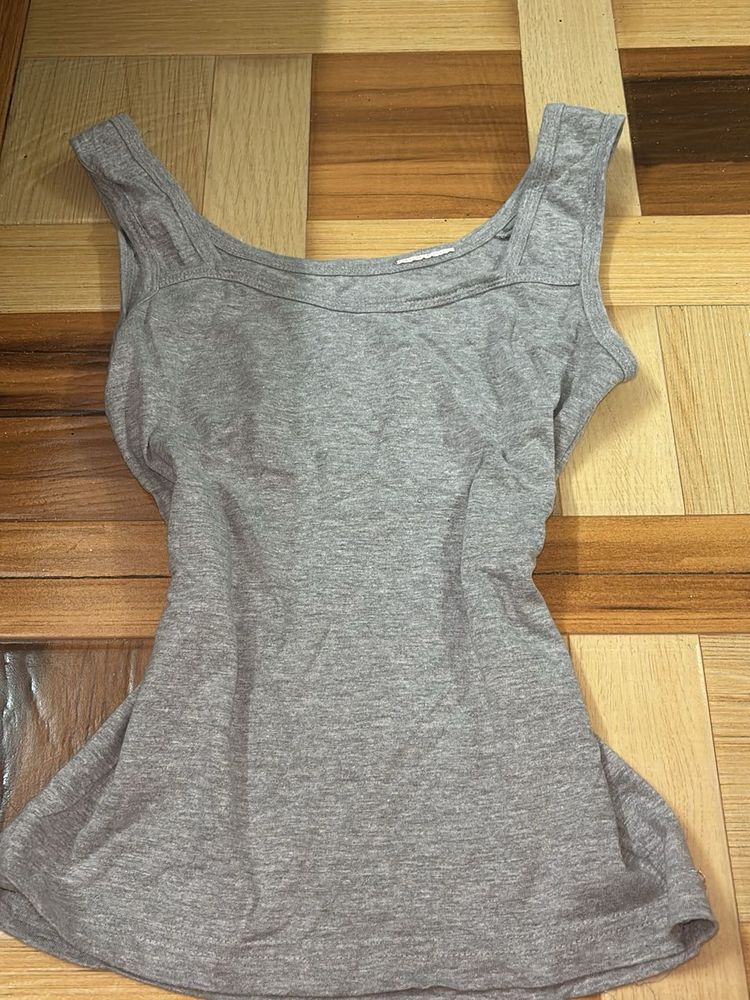 Grey Basic Tank Top