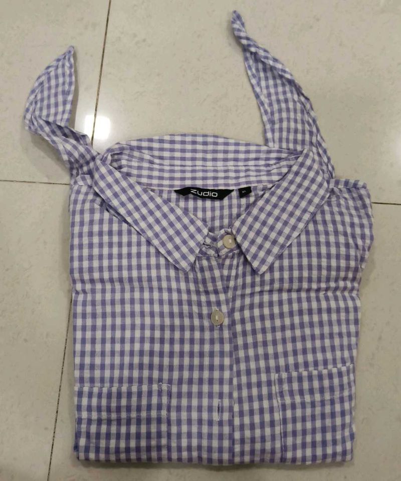 Cute Gingham Check Shirt