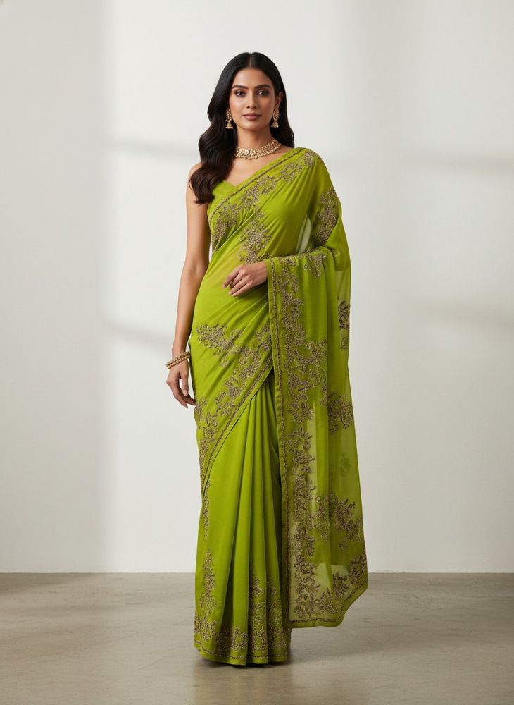 All Over Work Designer Saree