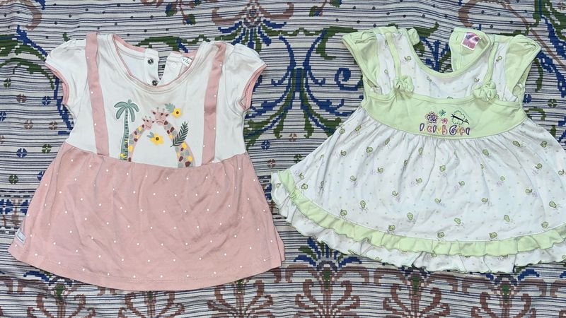 Adorable Baby Girl Dresses (Set of 2)