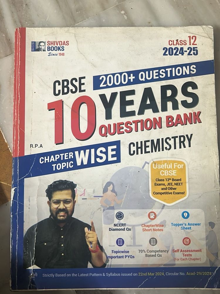 CBSE Class 12 Chemistry 10 Years Question Bank