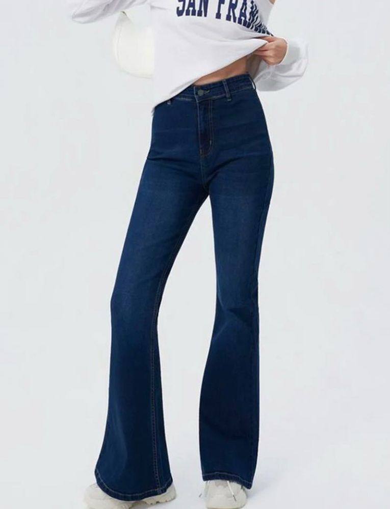 Off duty Flare Blue Denim Jeans