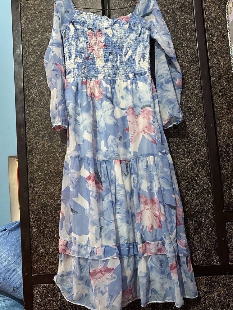 Floral Print Maxi Dress