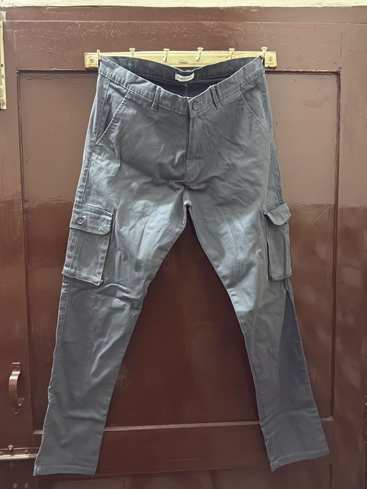 Gray Cargo Pants