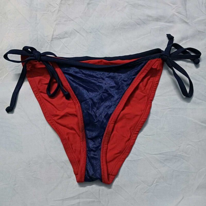 🤎 Red and Blue Bikini Bottom