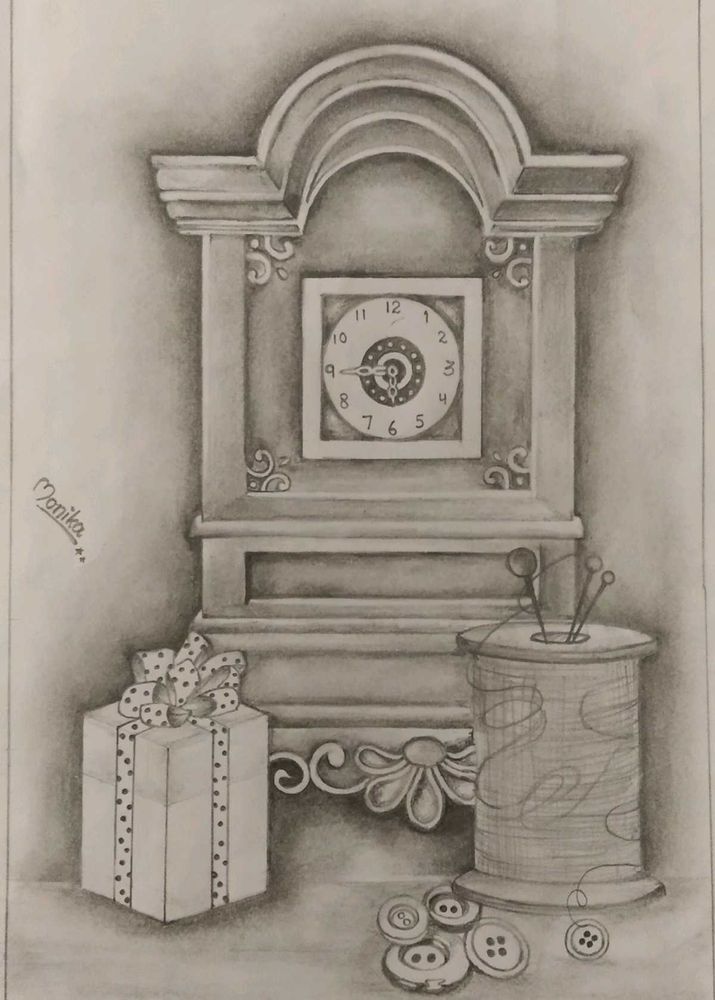 Pencil Sketch Still Life